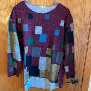 Trisha Tyler Women’s Long Sleeve Multicolor Shirt